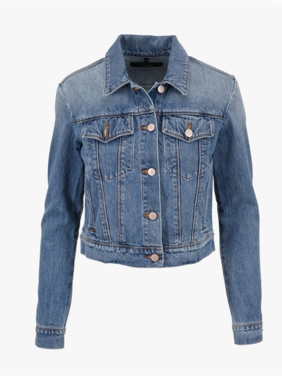 J Brand Jackets & Blazers - J Brand Harlow Denim Jacket Hydra Wash Blue Stretch Trucker  Utility Size S
